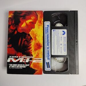 Mission: Impossible II M:I-2 VHS Movie 2000 Tom Cruise Action Adventure PG 13